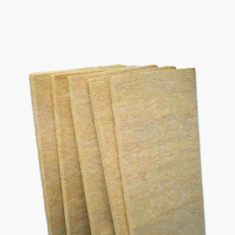 Panneau sandwich en laine de roche industrielle bande de laine de roche couleur jaune