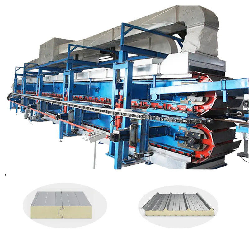 Système de commande HMI PLC 50 M Longueur Panneau sandwich en laine de roche 380V/50Hz